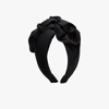 JENNIFER BEHR BLACK TRIPLE ROSETTE HEADBAND,28BD115710589