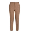 L AGENCE LUDIVINE TWEED CHECK TROUSERS,16042880