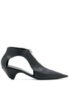 STELLA MCCARTNEY CUT-OUT POINTED-TOE PUMPS