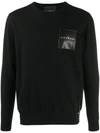 JOHN RICHMOND LOGO LONG-SLEEVE JUMPER