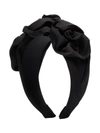 JENNIFER BEHR OVERSIZED ROSE APPLIQUÉ HEADBAND