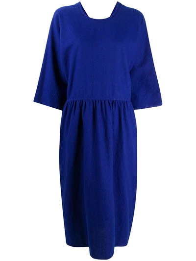 Sofie D'hoore Dix Wowa Wool Dress In Blue