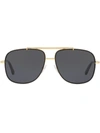 Tom Ford Ft0693 Pilot-frame Sunglasses In Grey