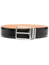 SANTONI BUCKLED LEATHER BELT