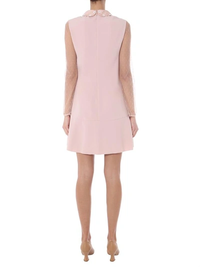 Red Valentino Short Dress In Pink
