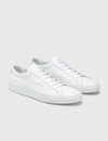 Common Projects White Perforated Achilles Low Sneakers In White