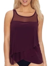 Miraclesuit Illusionist Mirage Underwire Tankini Top Women's Swimsuit In Shiraz