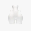 ANISSA KERMICHE WHITE LOVE HANDLES EARTHENWARE VASE,V0001WHMA15548292