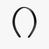 Jennifer Behr Black Leon Leather Headband In Black