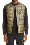 AND WANDER PERTEX QUANTUM WATER REPELLENT DOWN PUFFER VEST,5740231025