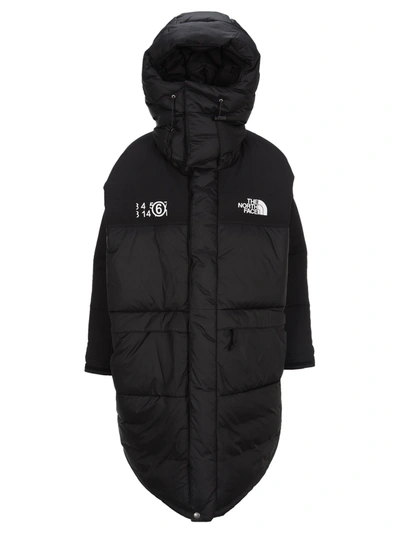 Mm6 Maison Margiela Mm6 X North Face X Tnf Himalayan Circle Parka In Black