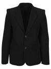 BALENCIAGA CURVED SHOULDER BLAZER,11597992