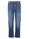 Mother Light Blue The Tomcat Roller Skimp Jeans In Denim