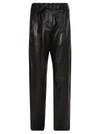 Wandering High Waist Pleated Trousers In Black