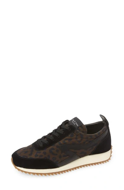 Rag & Bone Retro Runner Sneaker In Black/print