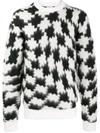 MARCELO BURLON COUNTY OF MILAN CROSS OVER CREW-NECK JUMPER