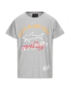 Paul & Shark T-shirts In Grey