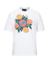 Botter Short-sleeve Orange Silk Screen Print In White