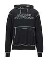 United Standard Reflex Cotton Blend Sweatshirt Hoodie In Black