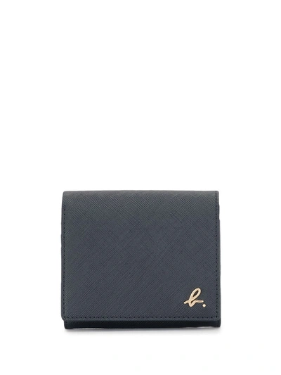 Agnès B. Small Flap Wallet In Grey