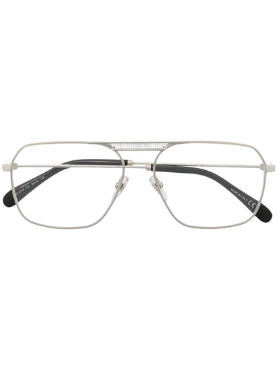 Givenchy Unisex Aviator Optical Glasses In Silver