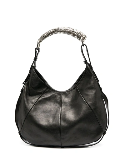 Pre-owned Saint Laurent 2000s Mombasa Handbag In Black