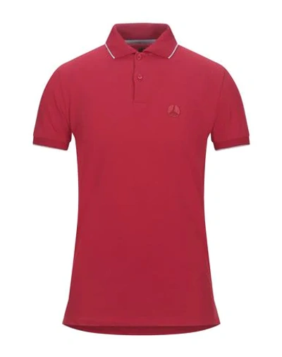 People Of Shibuya Polo Shirts In Red