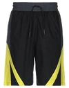 Marcelo Burlon County Of Milan Marcelo Burlon Man Shorts & Bermuda Shorts Black Size M Cotton, Polyester In Black