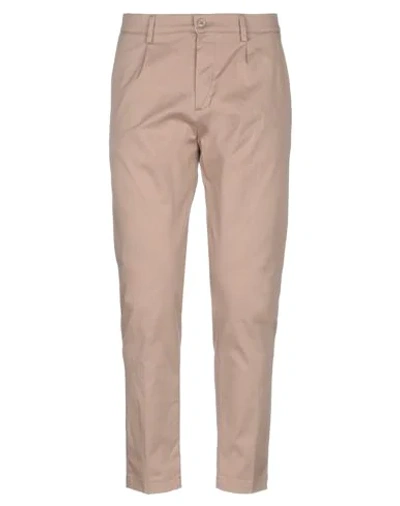 Haikure Man Pants Beige Size 35 Cotton, Elastane