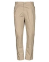 DANIELE ALESSANDRINI DANIELE ALESSANDRINI MAN PANTS SAND SIZE 34 POLYESTER, COTTON,13522872SD 1