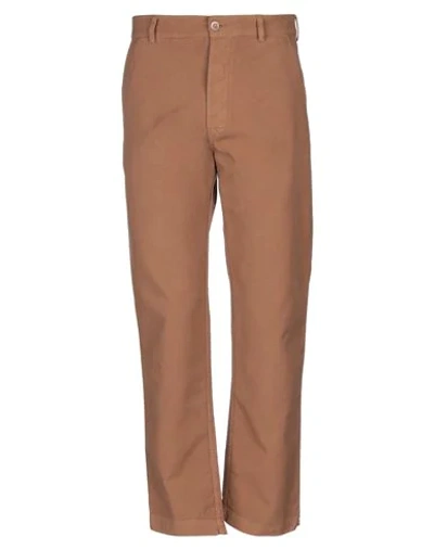 Original Vintage Style Casual Pants In Brown