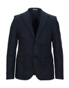 Grey Daniele Alessandrini Suit Jackets In Blue
