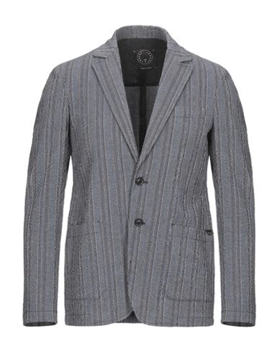 T-jacket By Tonello Suit Jackets In Blue