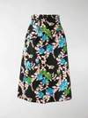 LA DOUBLEJ PEGGY FLORAL PRINT SKIRT,15463153