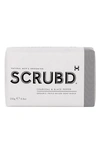 Scrubd Charcoal & Black Pepper Organic Triple-milled Soap Block