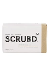 Scrubd Lemongrass & Lime Organic Triple-milled Soap Block