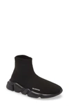 Balenciaga Speed Low-top Trainer Sock Sneakers, Toddler/kids In White Black