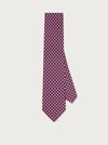 Ferragamo Gancini Silk Classic Tie In Green