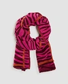 ANN TAYLOR ZEBRA PRINT BLANKET SCARF,553520