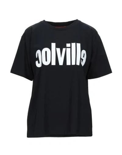 COLVILLE COLVILLE WOMAN T-SHIRT BLACK SIZE M COTTON,12505742PP 6