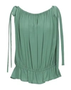 Mauro Grifoni Tops In Green