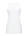 Isabel Benenato Tank Tops In White