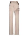 ATOS LOMBARDINI ATOS LOMBARDINI WOMAN PANTS KHAKI SIZE 12 ACETATE, SILK,13512999QW 5