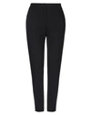 Manila Grace Woman Pants Black Size 12 Viscose, Wool, Elastane In Black
