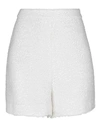 Semicouture Woman Shorts & Bermuda Shorts White Size 10 Polyester In White