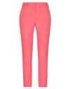 M Missoni Cropped Cotton-blend Stretch-cady Tapered Pants In Coral