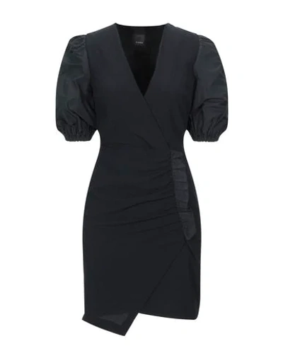 Pinko Short Dresses In Black