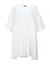 ALESSIA SANTI ALESSIA SANTI WOMAN MINI DRESS WHITE SIZE 8 COTTON,15078852LI 4