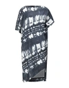 VIVIENNE WESTWOOD ANGLOMANIA VIVIENNE WESTWOOD ANGLOMANIA WOMAN MIDI DRESS MIDNIGHT BLUE SIZE S COTTON,15081712OR 4