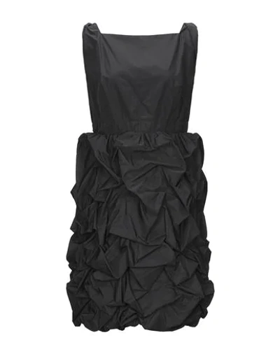 Patou Short Dresses In Black